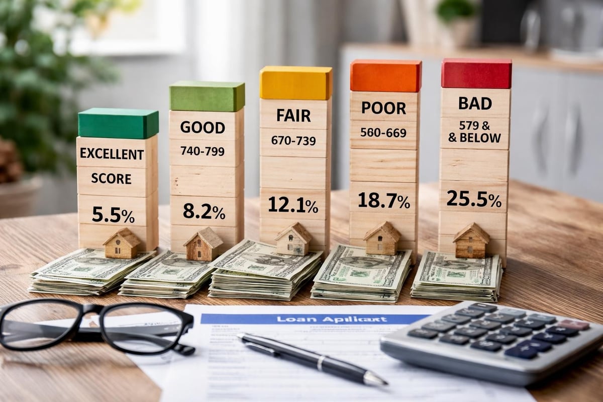Credit score ranges