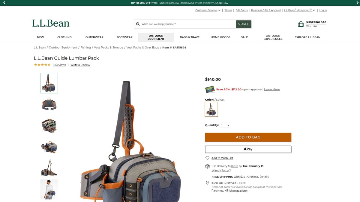 Top 10 Unique Fishing Gifts For Men in 2026 - Guide Lumbar Pack – L.L.Bean