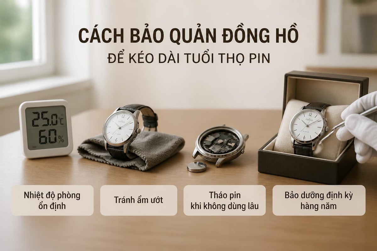 Bảo quản đồng hồ