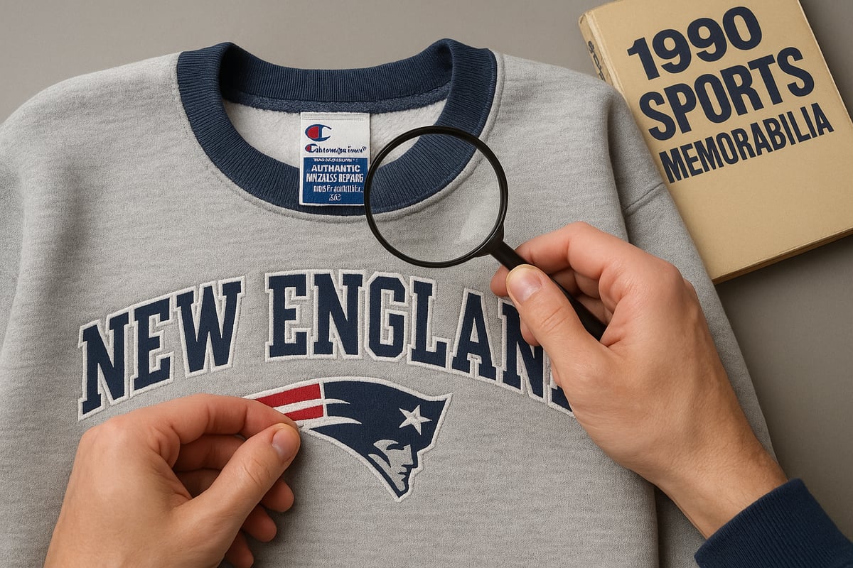 How to Authenticate a Vintage Patriots Sweatshirt