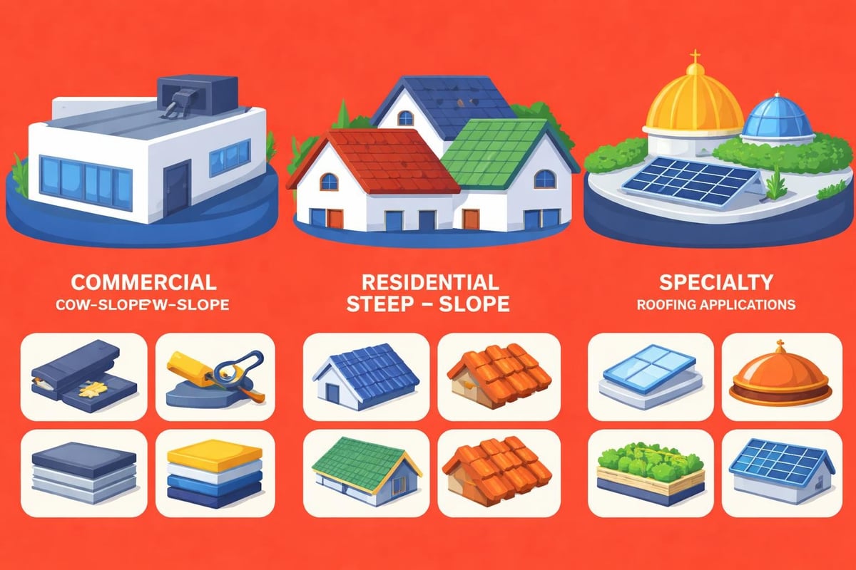 Roofing system categories