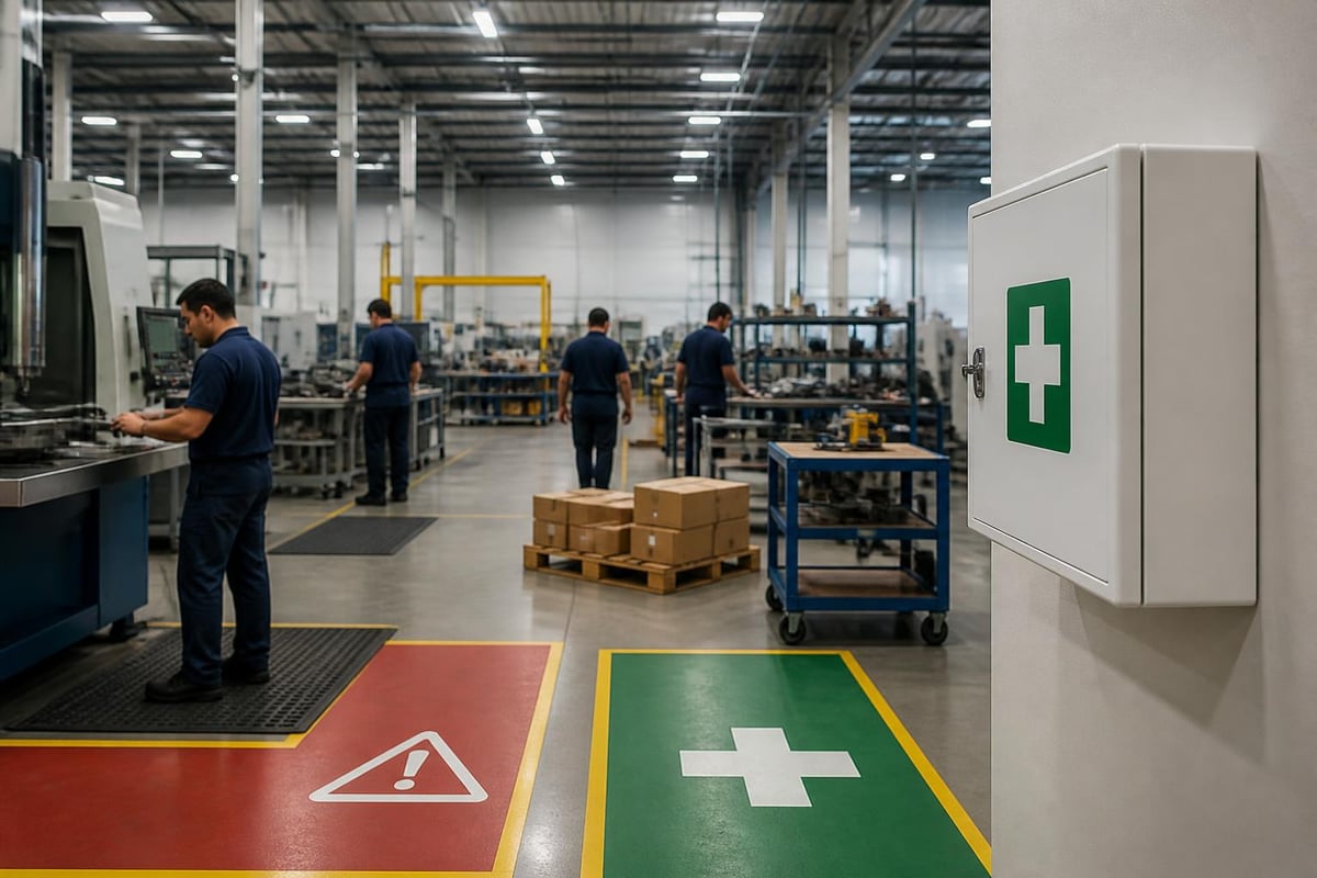 Strategic first aid kit placement