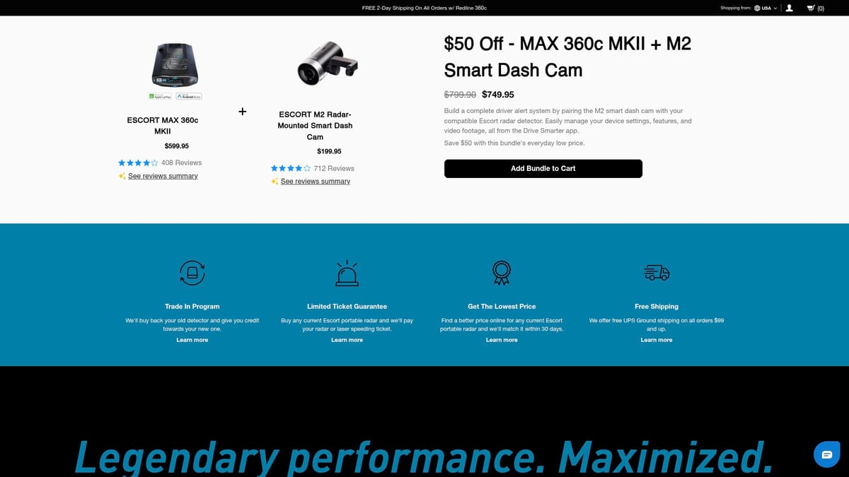 Top 9 Best Automobile Accessories Online to Try in 2026 - Escort MAX 360c Radar Detector