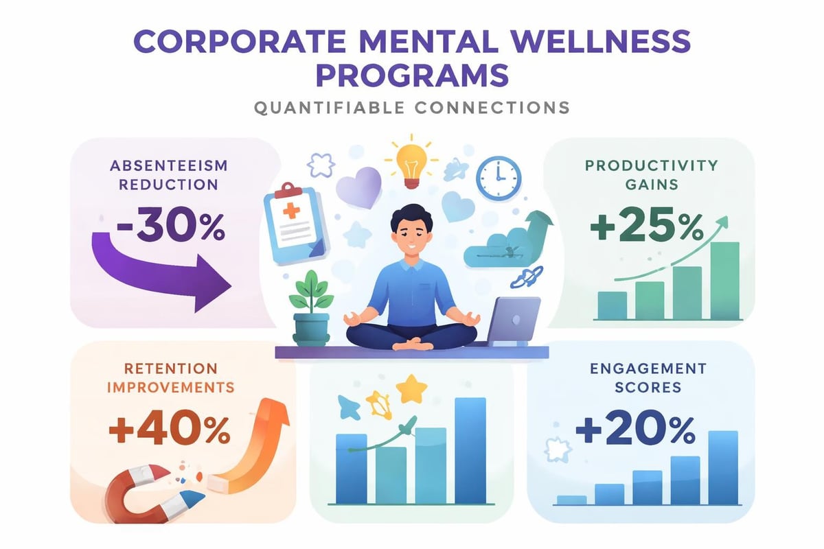 Mental wellness program impact metrics