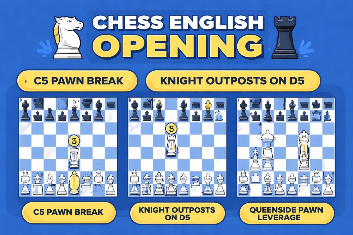 English opening tactical patterns