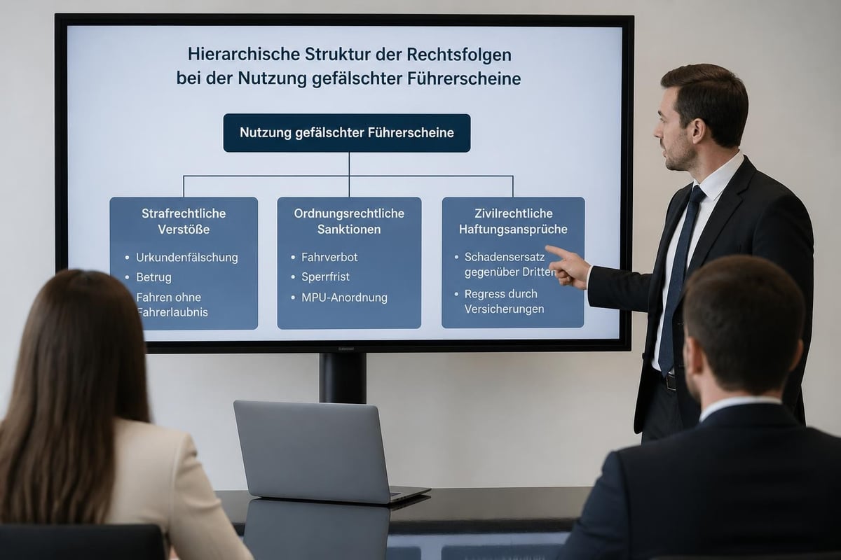 Rechtliche Konsequenzen illegaler Führerscheine