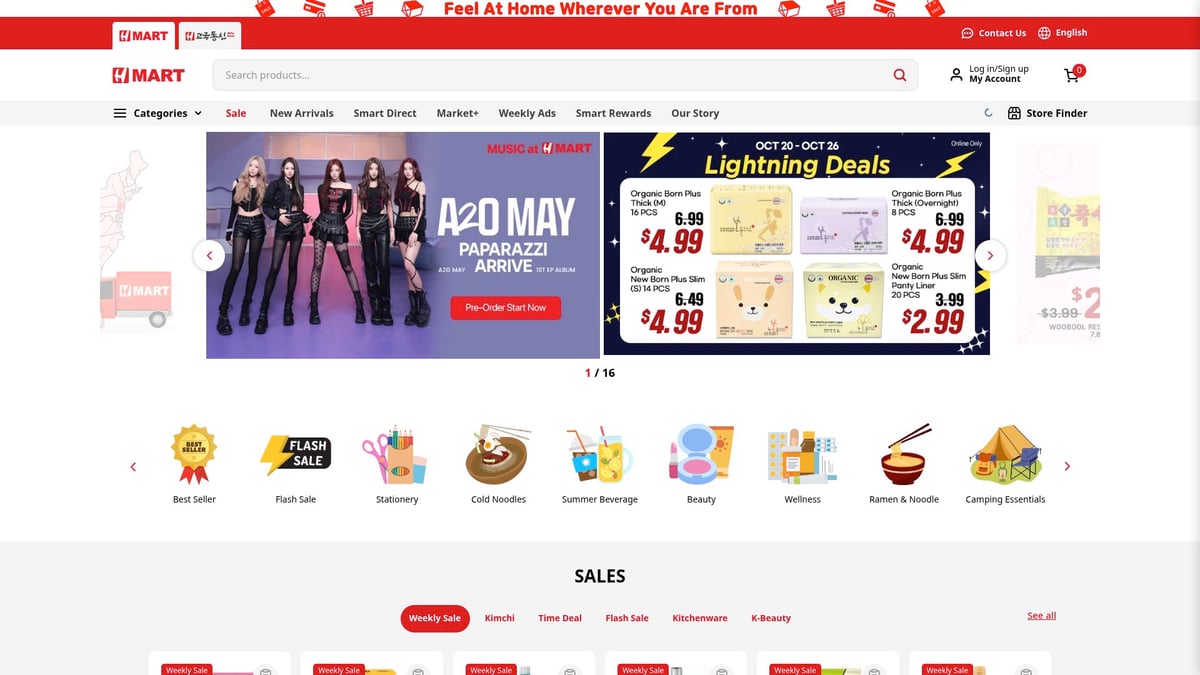 9 Best Korean Market Online Shopping Sites for 2025 - H Mart