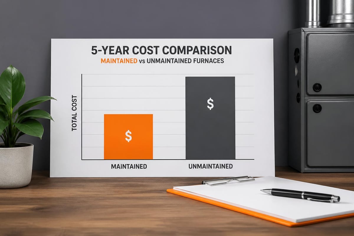 Furnace maintenance cost analysis