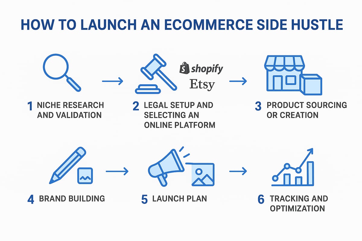 Essential Steps to Launch Your Ecommerce Side Hustle in 2025