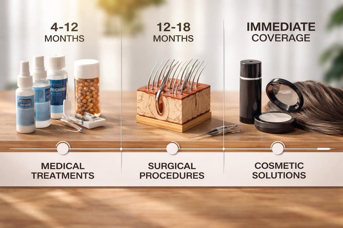 Treatment comparison timeline