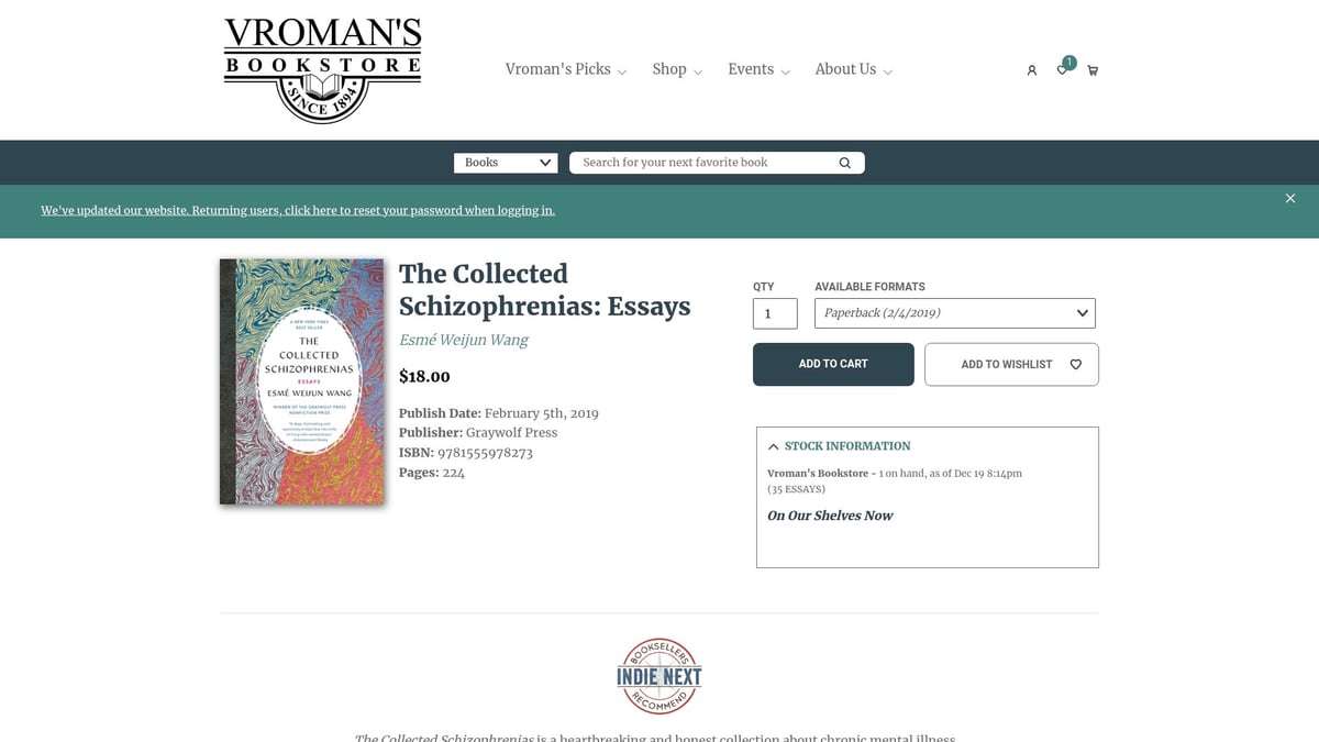 9 Must-Read Mental Books to Transform Your Mindset in 2026 - The Collected Schizophrenias: Essays by Esmé Weijun Wang