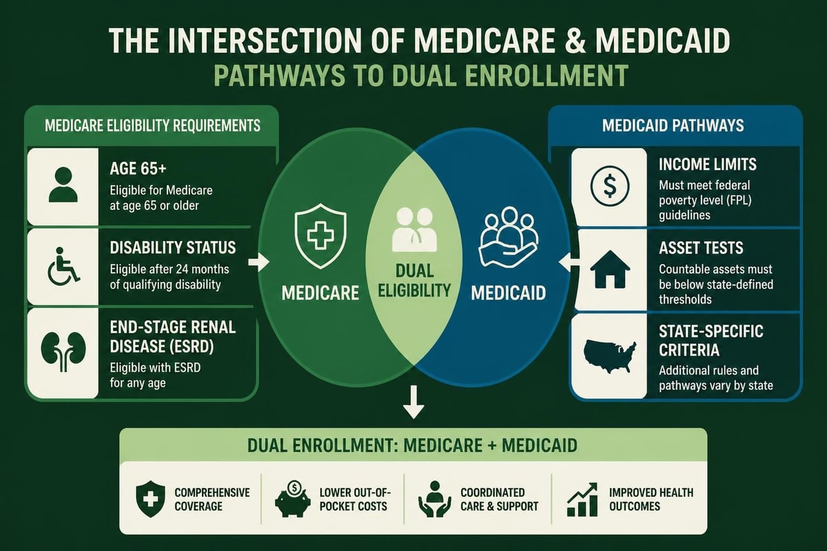 Dual eligibility qualification pathways