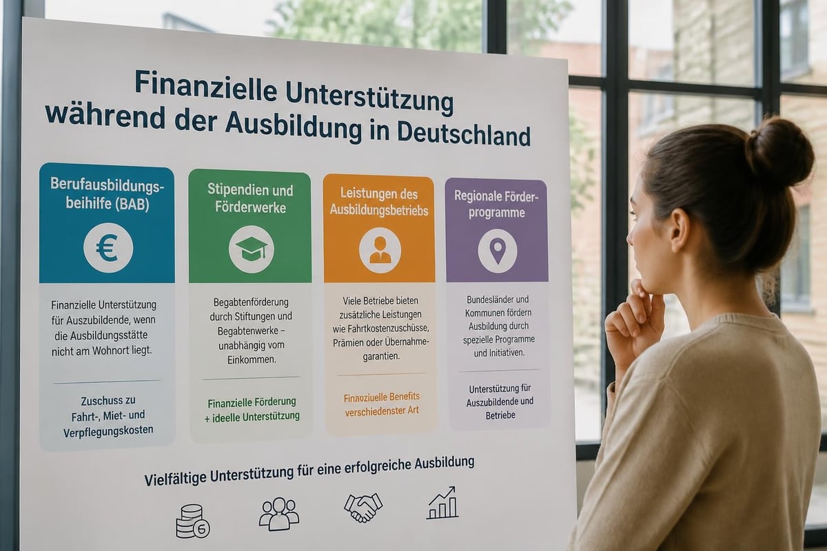 Förderung und Unterstützung in der Ausbildung
