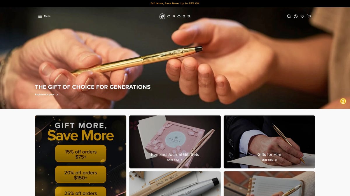 9 Amazing Custom Pen Gift Ideas for 2025 - Cross Classic Century Lustrous Chrome Ballpoint Pen