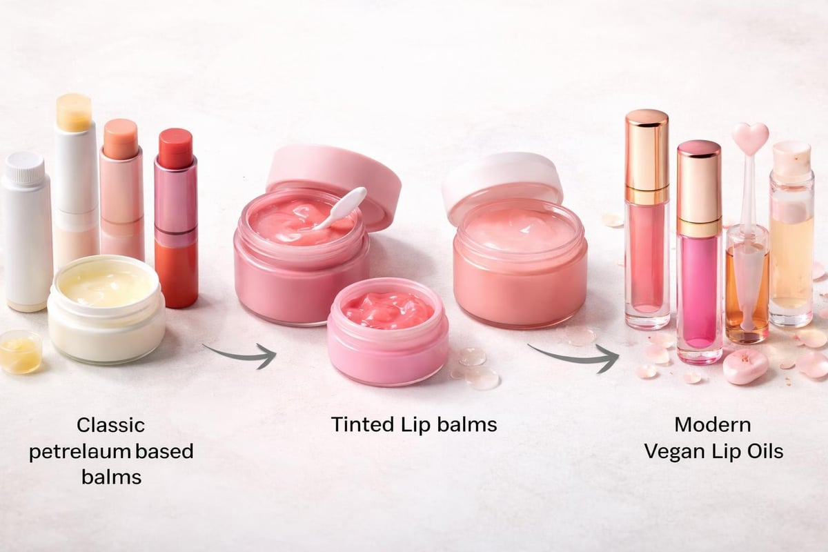 Lip care product evolution