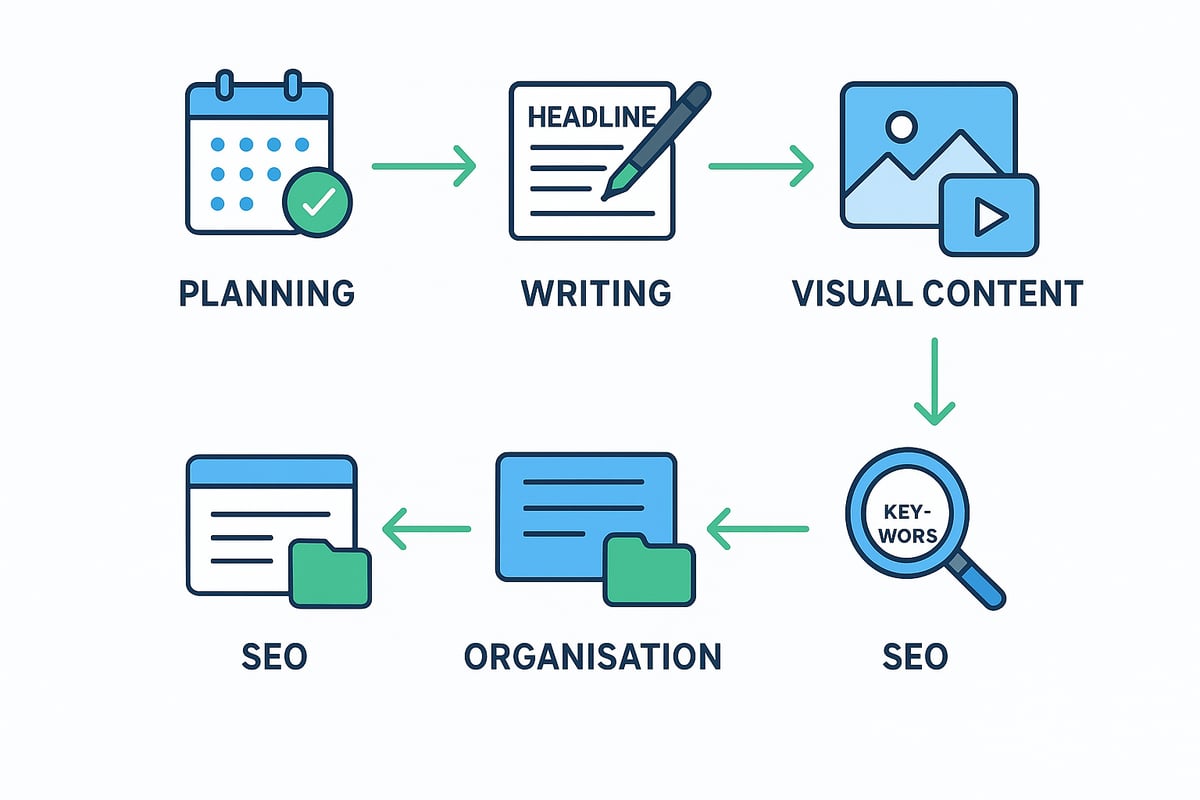Step 4: Creating and Organising Content