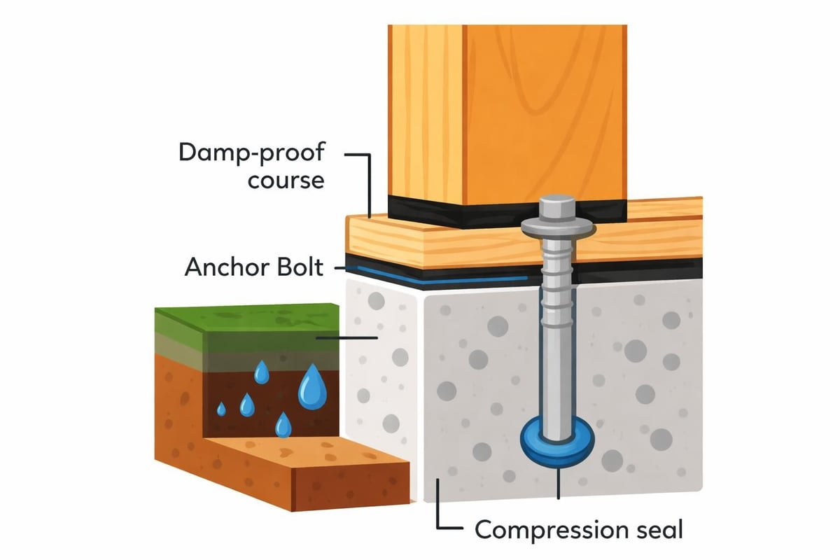 Foundation connection detail