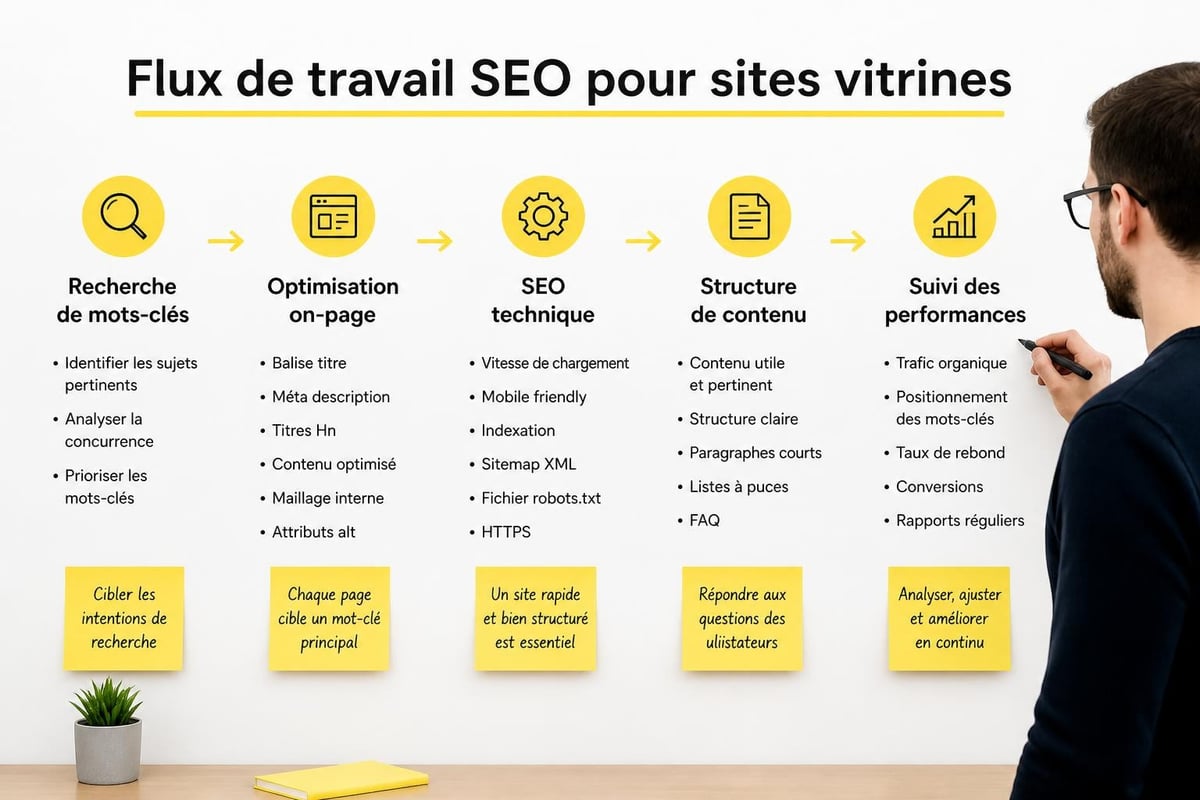 Stratégie SEO site vitrine