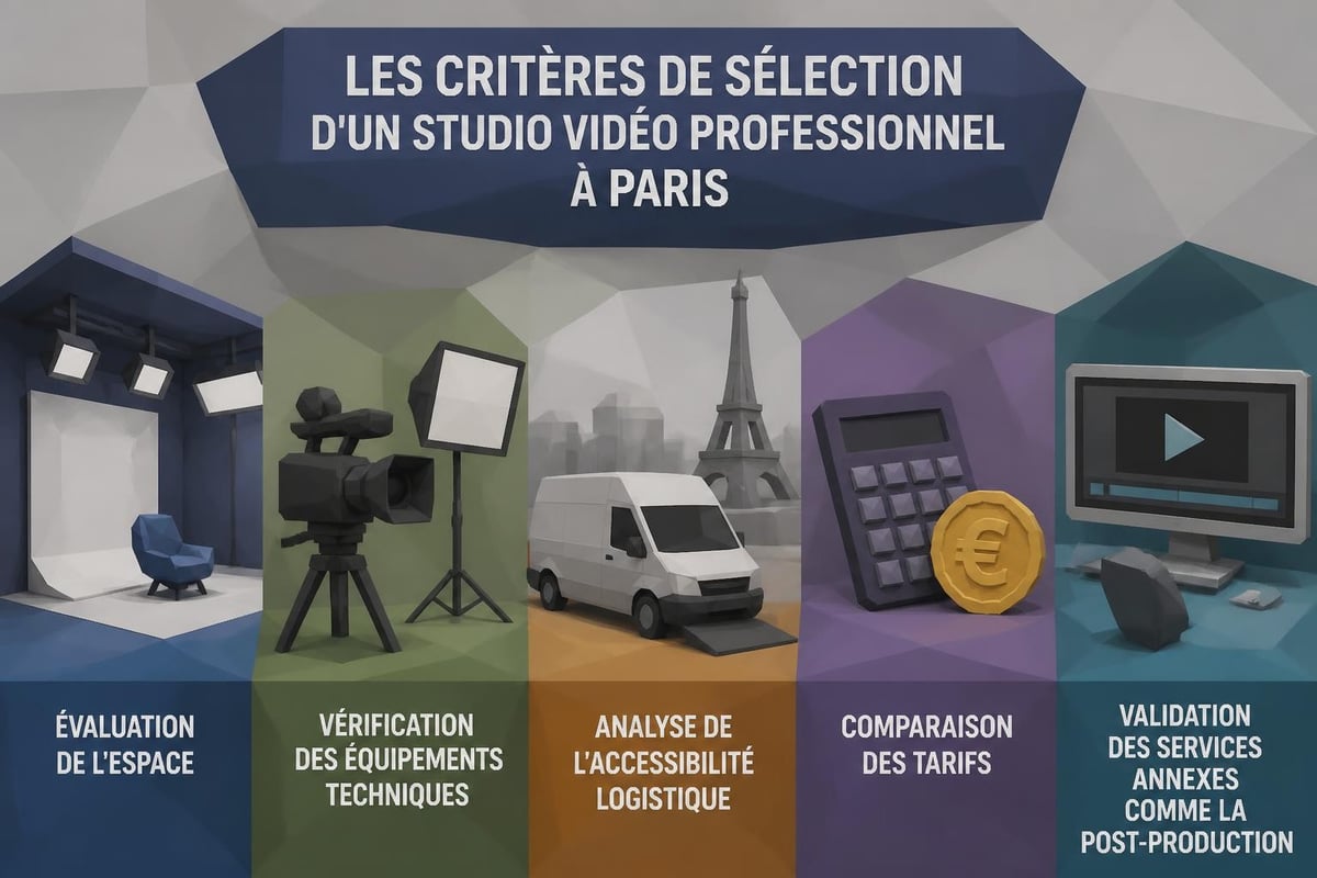 Checklist sélection studio vidéo