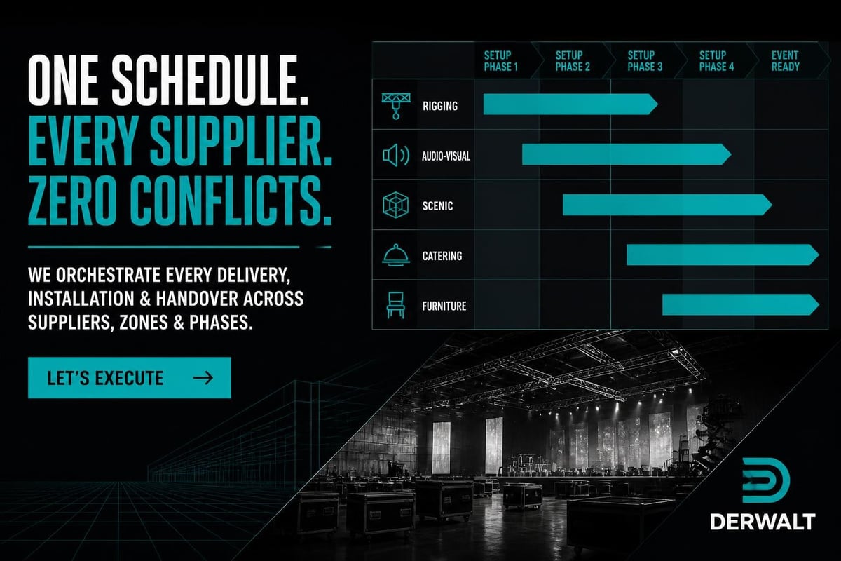 Supplier coordination timeline