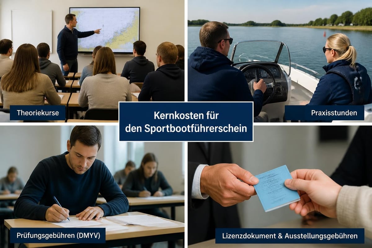 Sportbootführerschein cost components