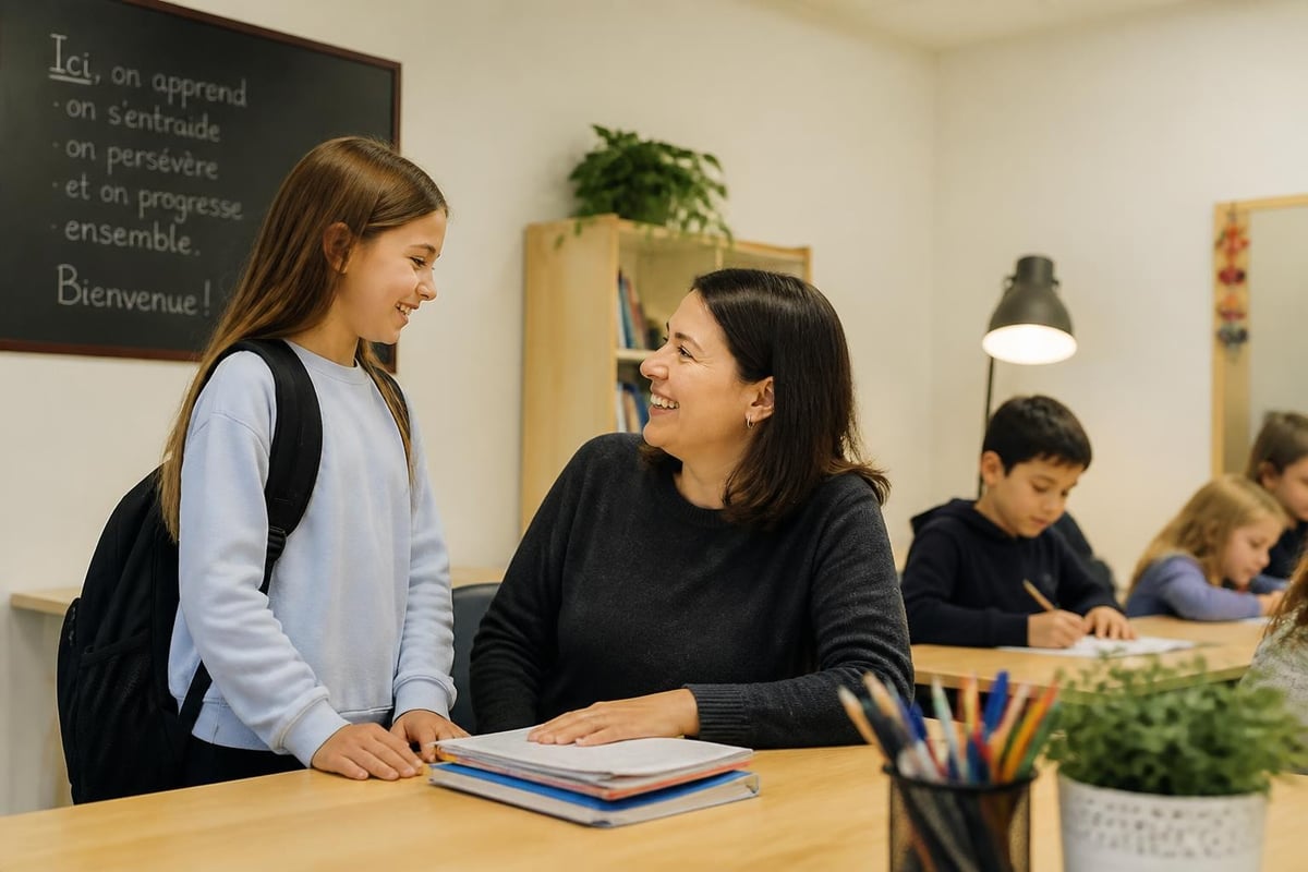 Organisation d'une école de devoirs en Belgique