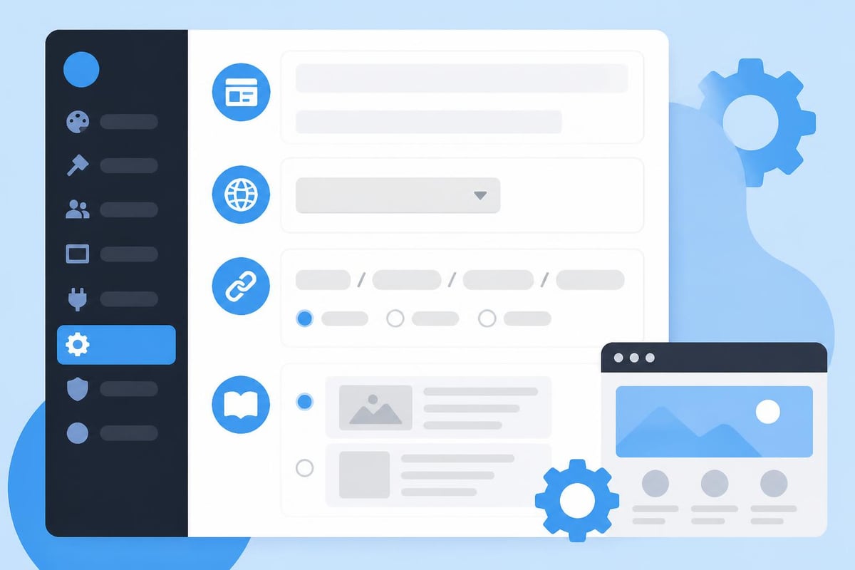 WordPress settings configuration