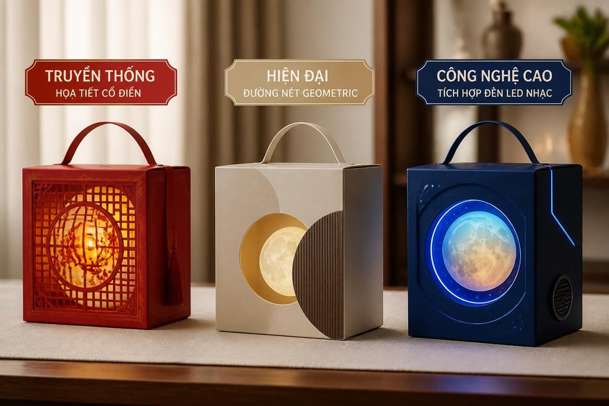 Các loại hộp bánh trung thu 3D