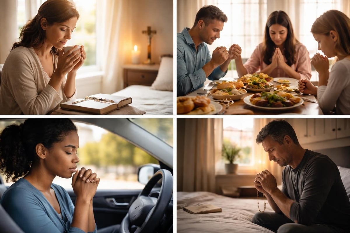 Daily practice of the faith prayer