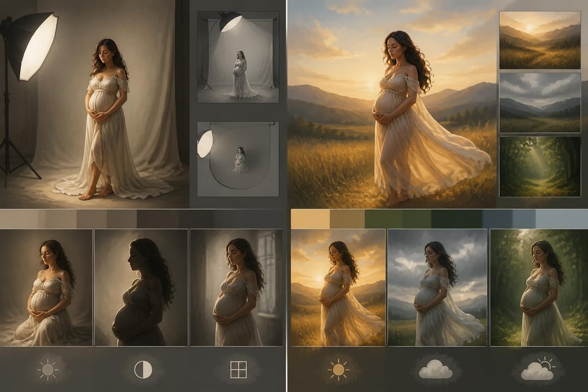 Maternity session locations