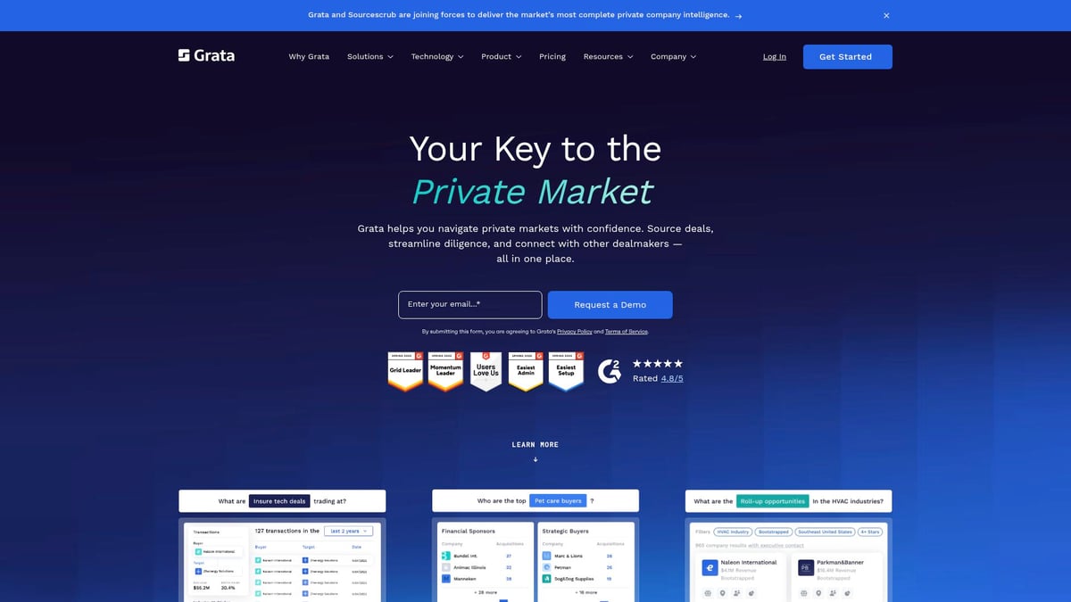 11 Best Deal Sourcing Platforms for Investors in 2025 - Grata