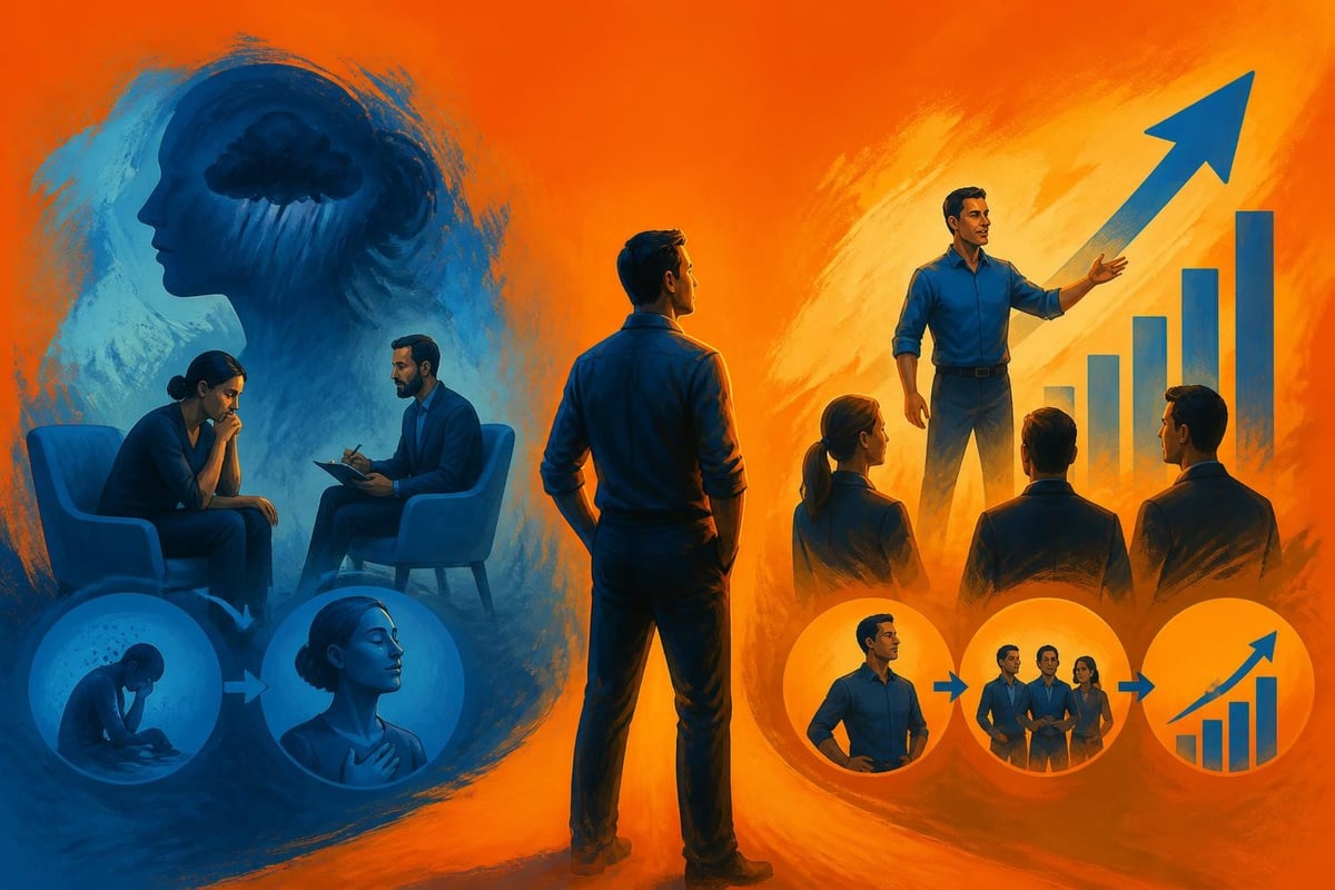 Comparing therapy and coaching outcomes