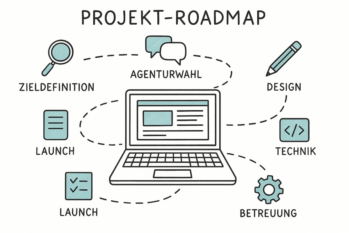 Schritt-für-Schritt: So läuft der Prozess „Website erstellen lassen“ 2026 ab