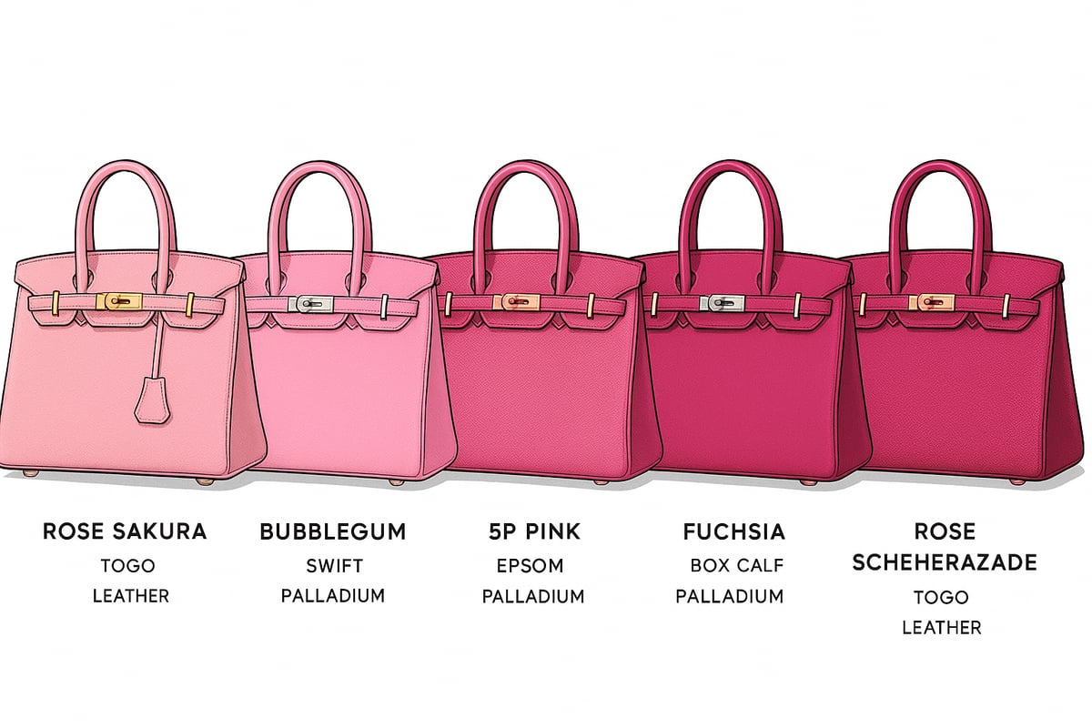 Understanding Hermès Pink: Shades, Leathers, and Hardware