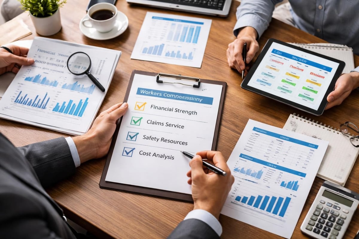 Workers compensation insurance selection process