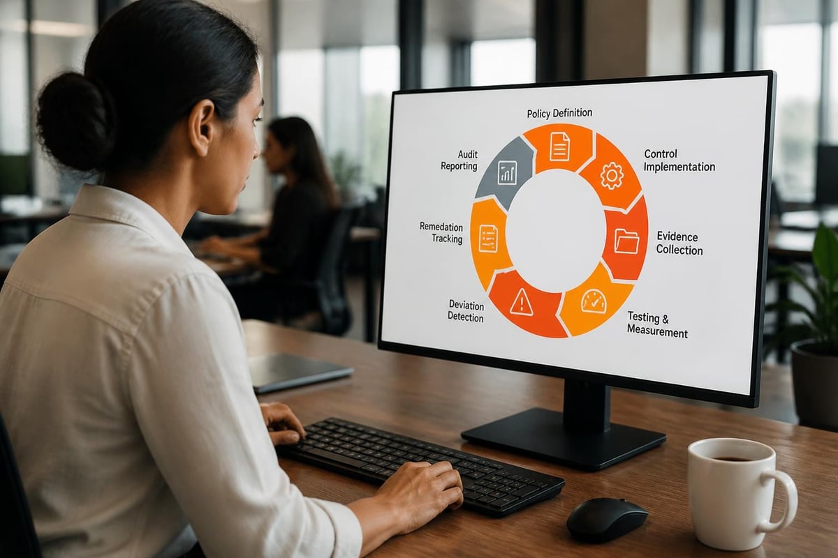 Compliance Monitoring Software: The Complete Guide Compliance monitoring cycle