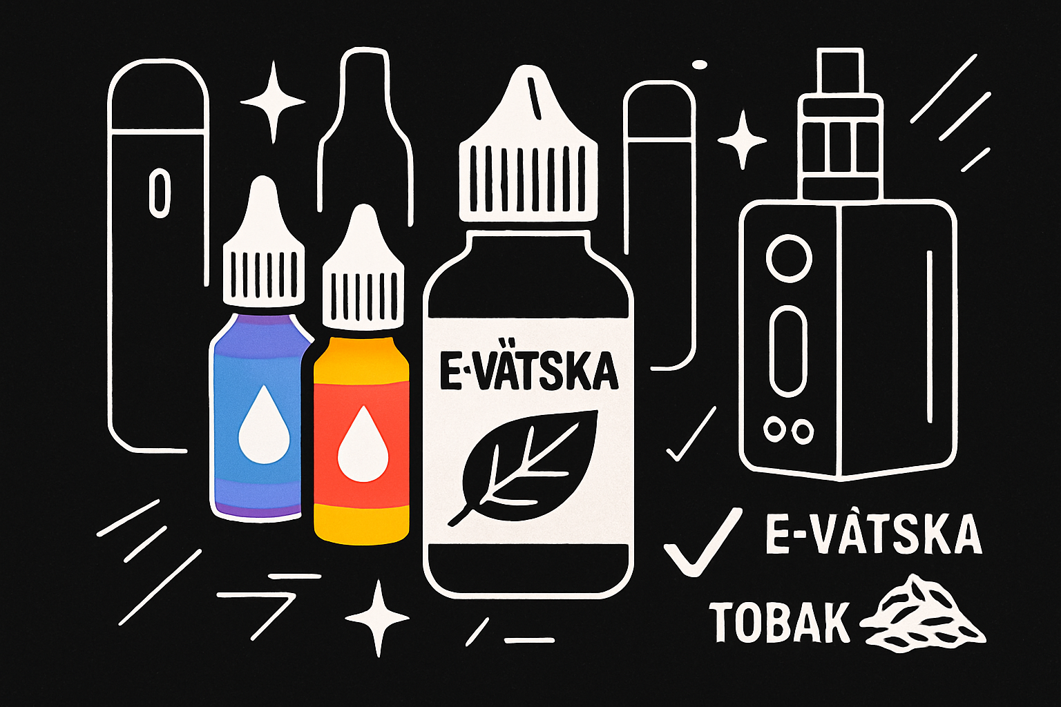 Vad är e-vätska? Grunderna och utvecklingen 2025