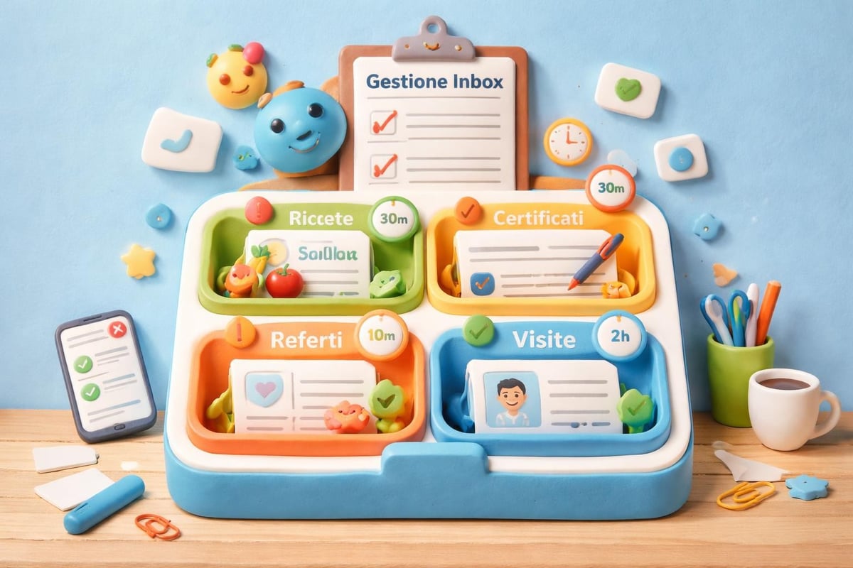 Organizzazione richieste mediche per stato