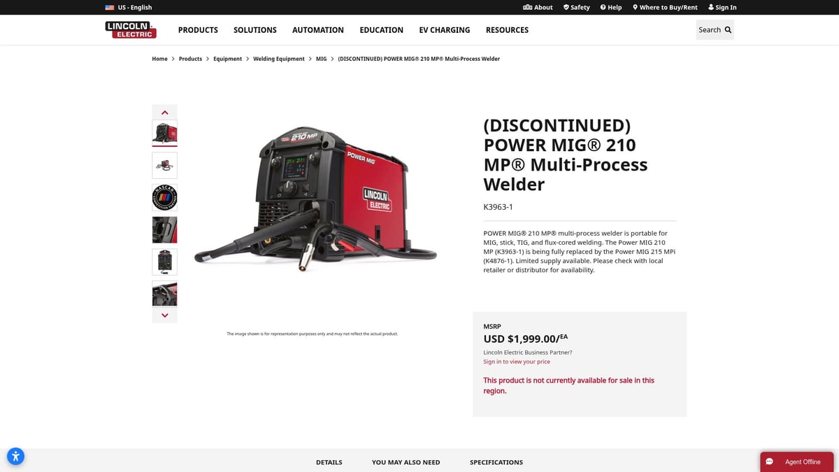 9 Essential Quality Welders for Reliable Results in 2026 - Lincoln Electric Power MIG 210 MP
