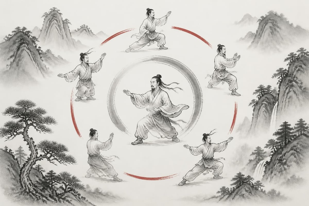 Breathing coordination in tai chi