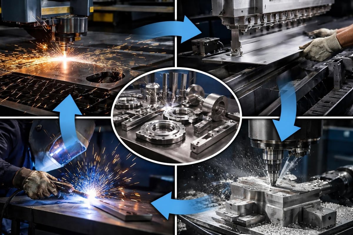 Integrated fabrication workflow