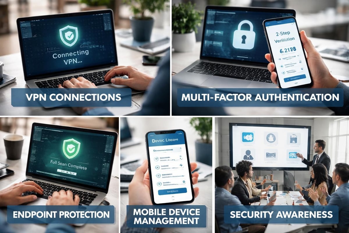 Remote work security framework