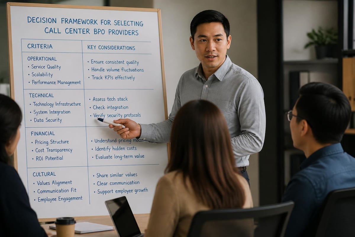 BPO partnership evaluation