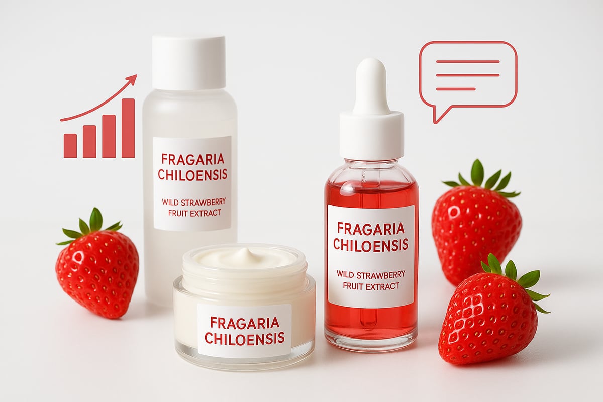 フラガリアチロエンシス果実エキスのスキンケア効果【最新研究＆実例】