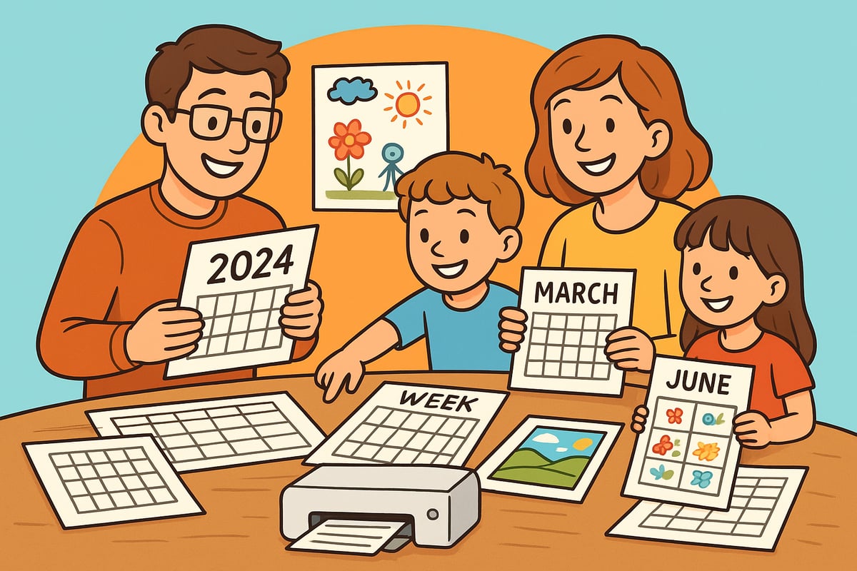Soorten Gratis Printbare Kalenders voor 2026