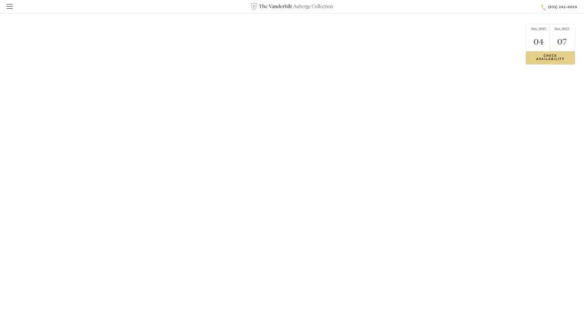 9 Best Romantic Hotels in New England for a Dreamy Getaway 2026 - The Vanderbilt, Auberge Resorts Collection