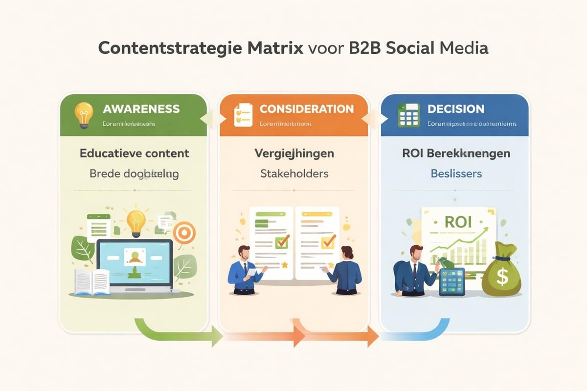 Content mapping B2B journey