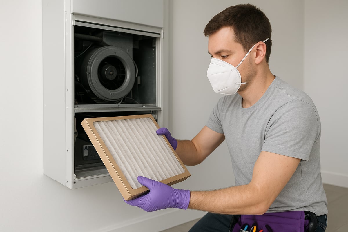 Ilmanvaihtokoneen suodattimen vaihto – vaihe vaiheelta