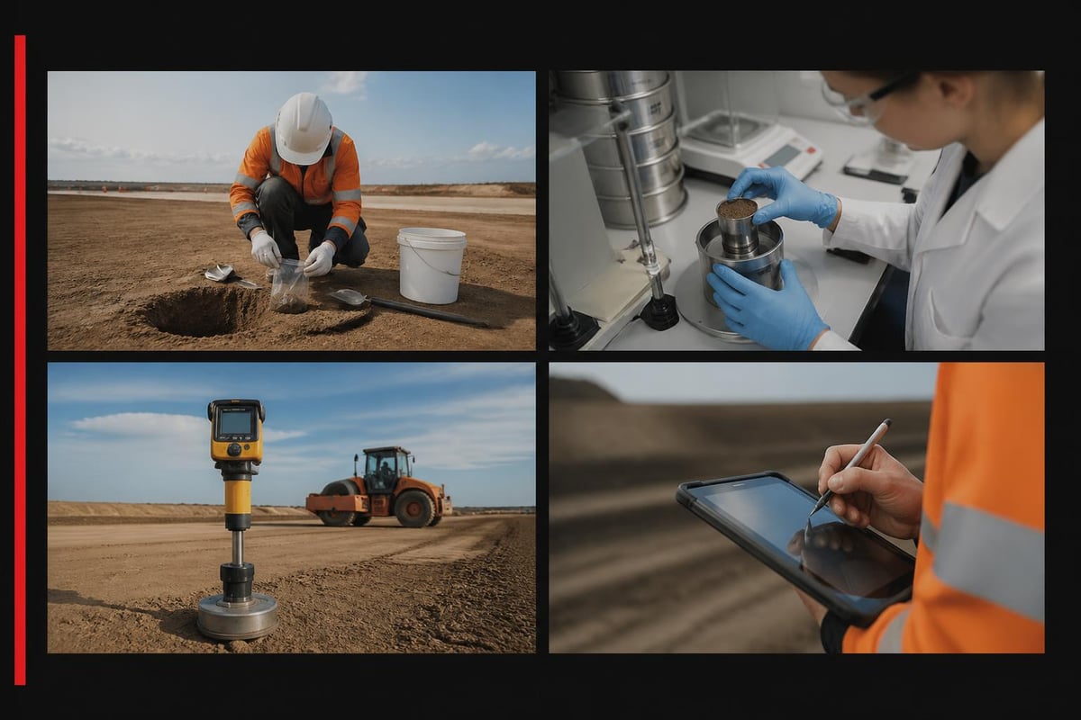 Material testing process