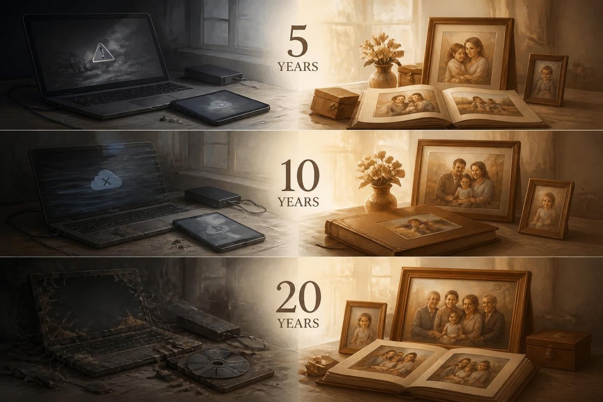 Digital versus print photography value
